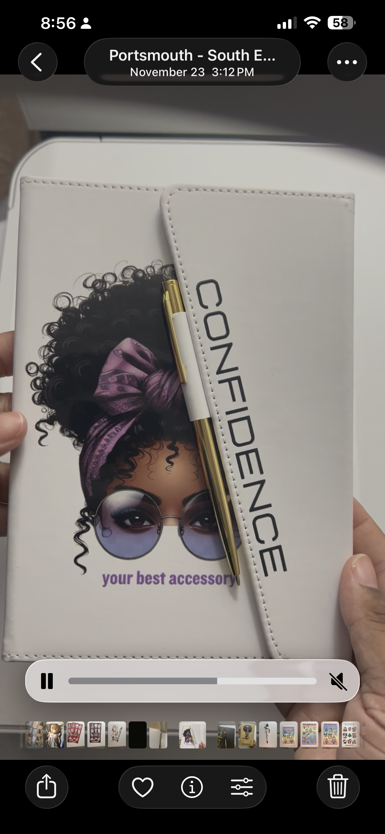 Premium Leather Notebook "Confidence"