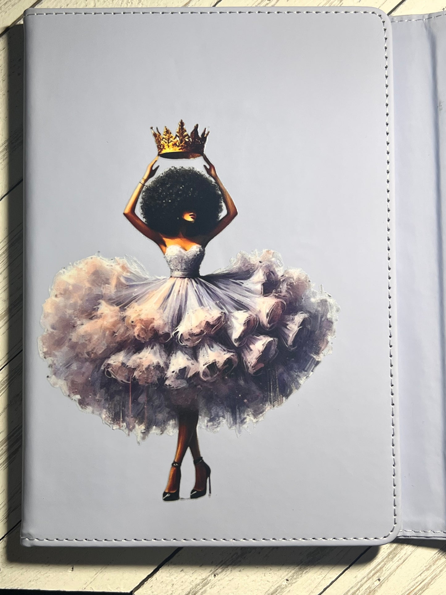 Simply Blessed Ballerina Premium Leather Notebook