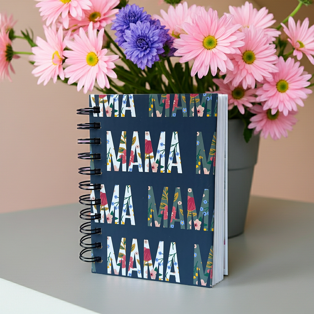 4×6" Spiral Notebooks | Mama, Black Queen & Floral Covers | Bossy Scribes