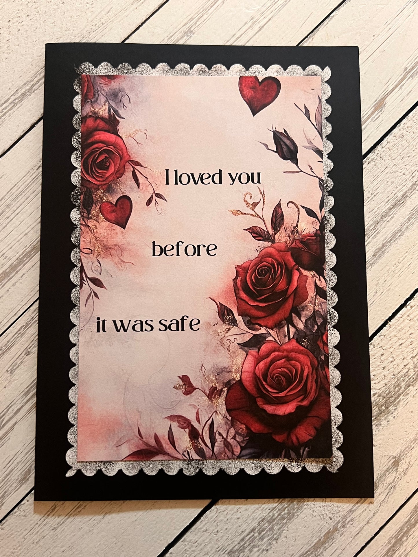 Greeting Card - Before it was safe