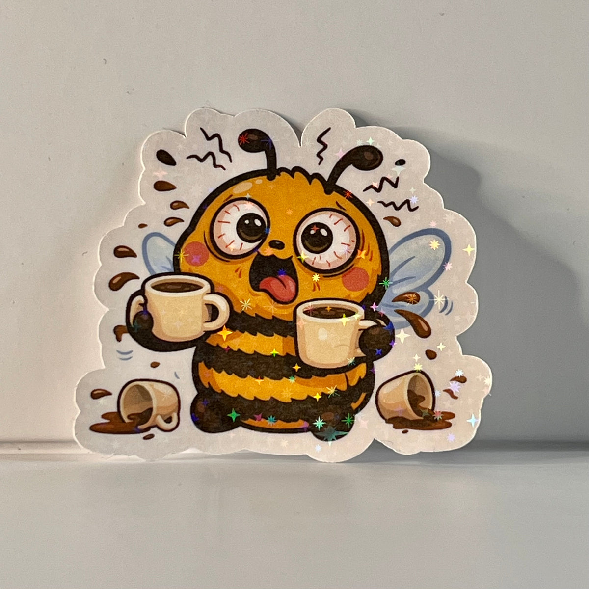 Coffee Bee | Vinyl Stickers for Coffee Lovers | Bossy Scribes