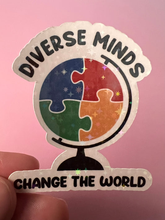 Diverse Minds | Inclusion, Love & Identity Vinyl Stickers | Bossy Scribes