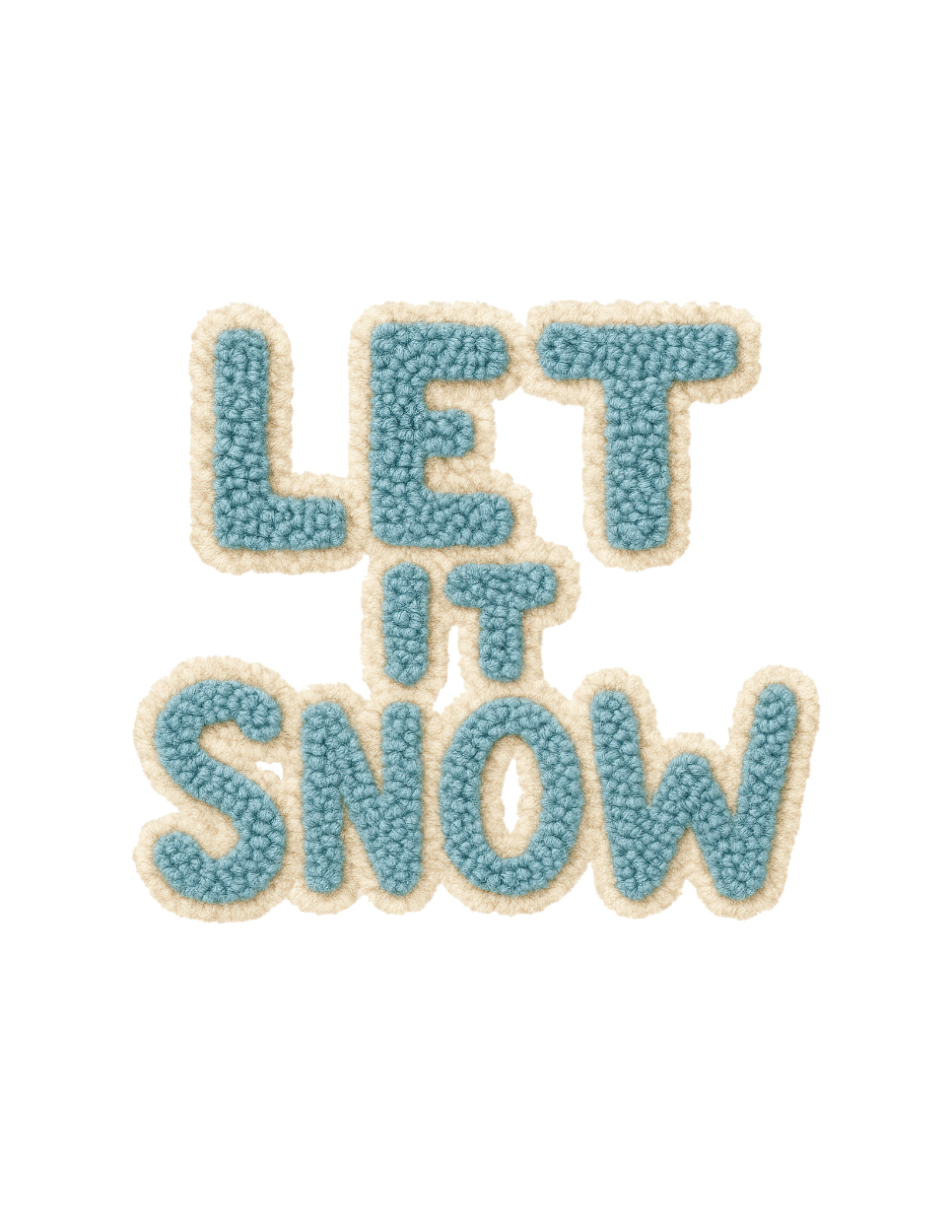 Faux-Knit Crochet Friends Stickers