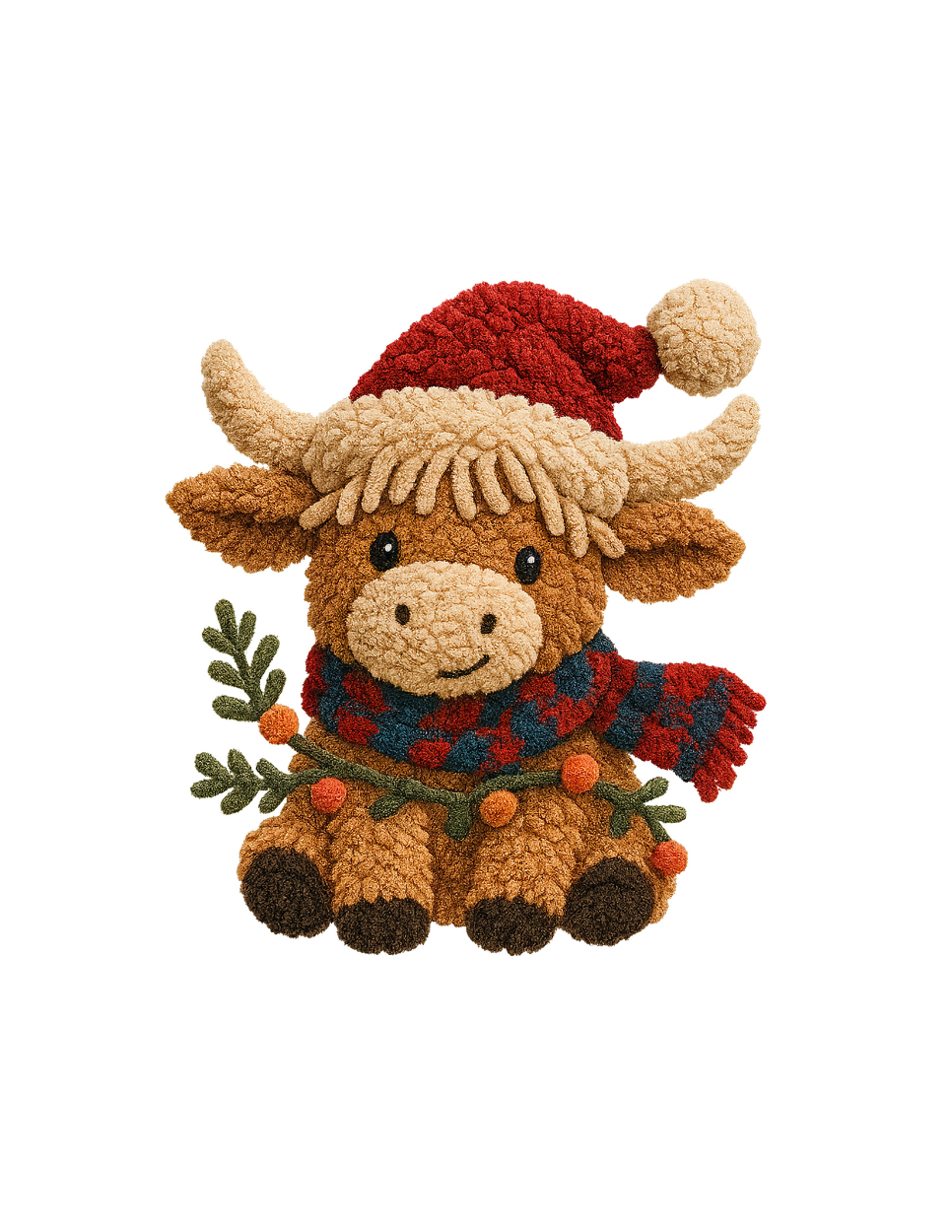 Faux-Knit Crochet Friends Stickers