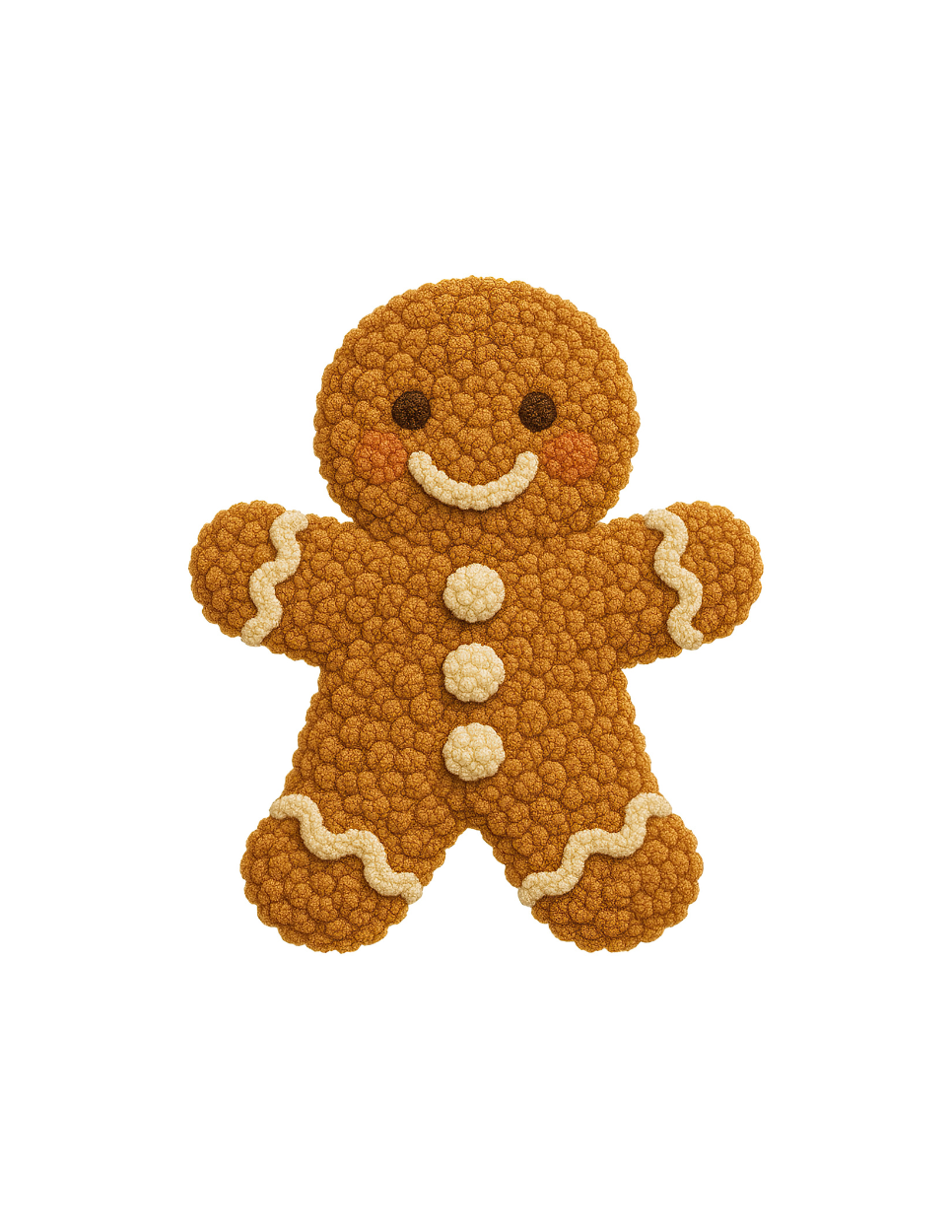 Faux-Knit Crochet Friends Stickers