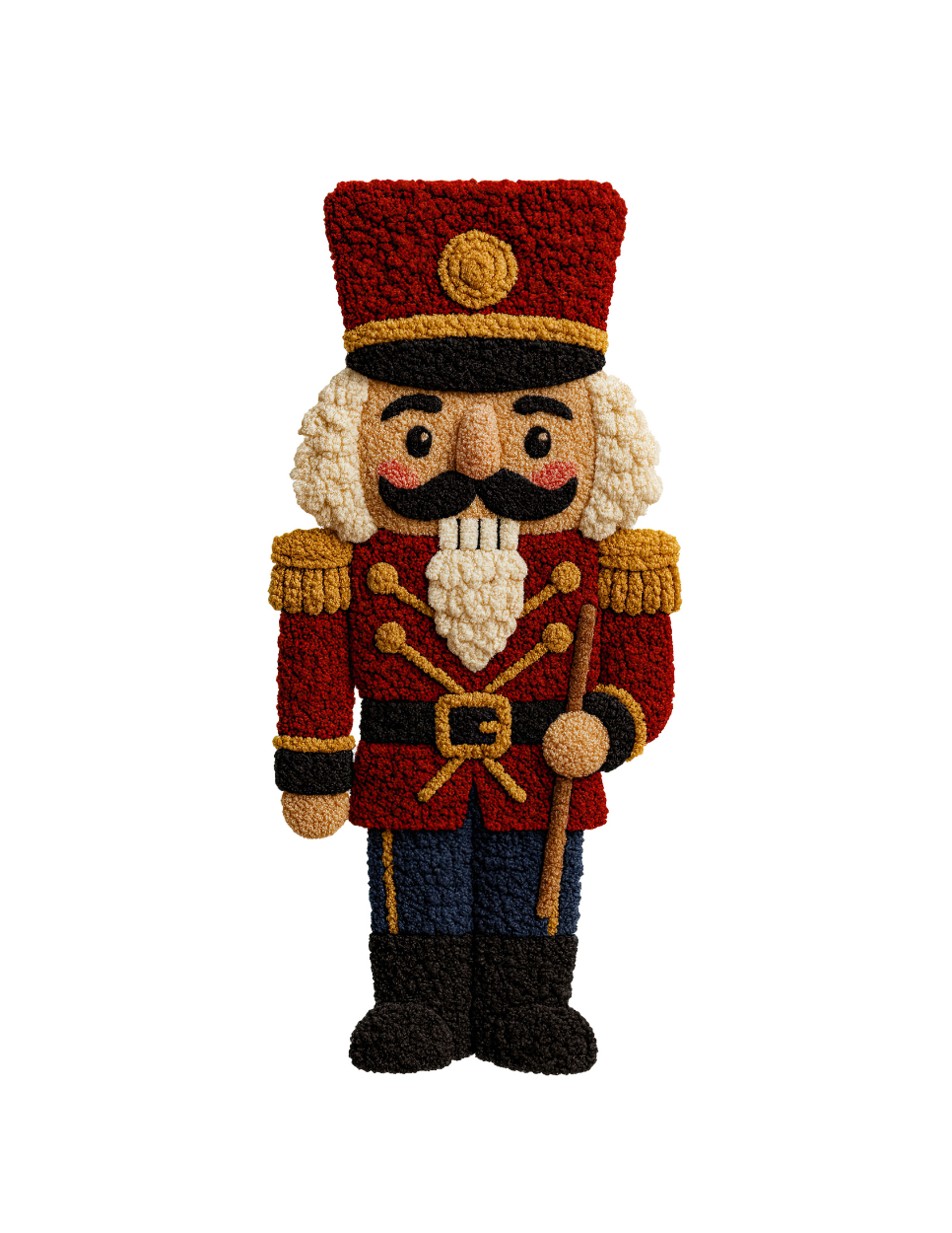 Faux-Knit Crochet Friends Stickers