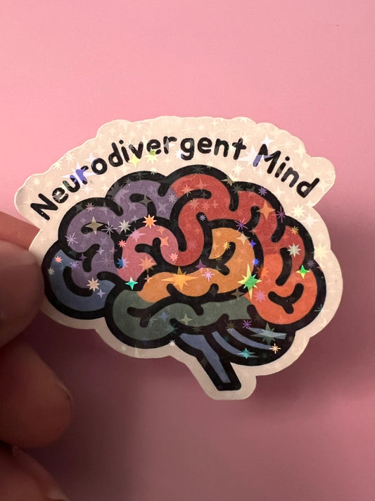Neurodivergent mind | Inclusion, Love & Identity Vinyl Stickers | Bossy Scribes
