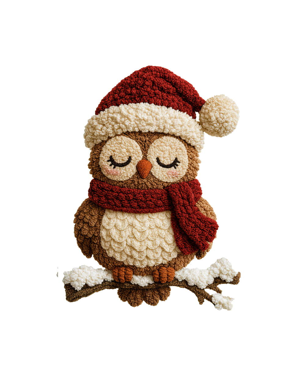 Faux-Knit Crochet Friends Stickers