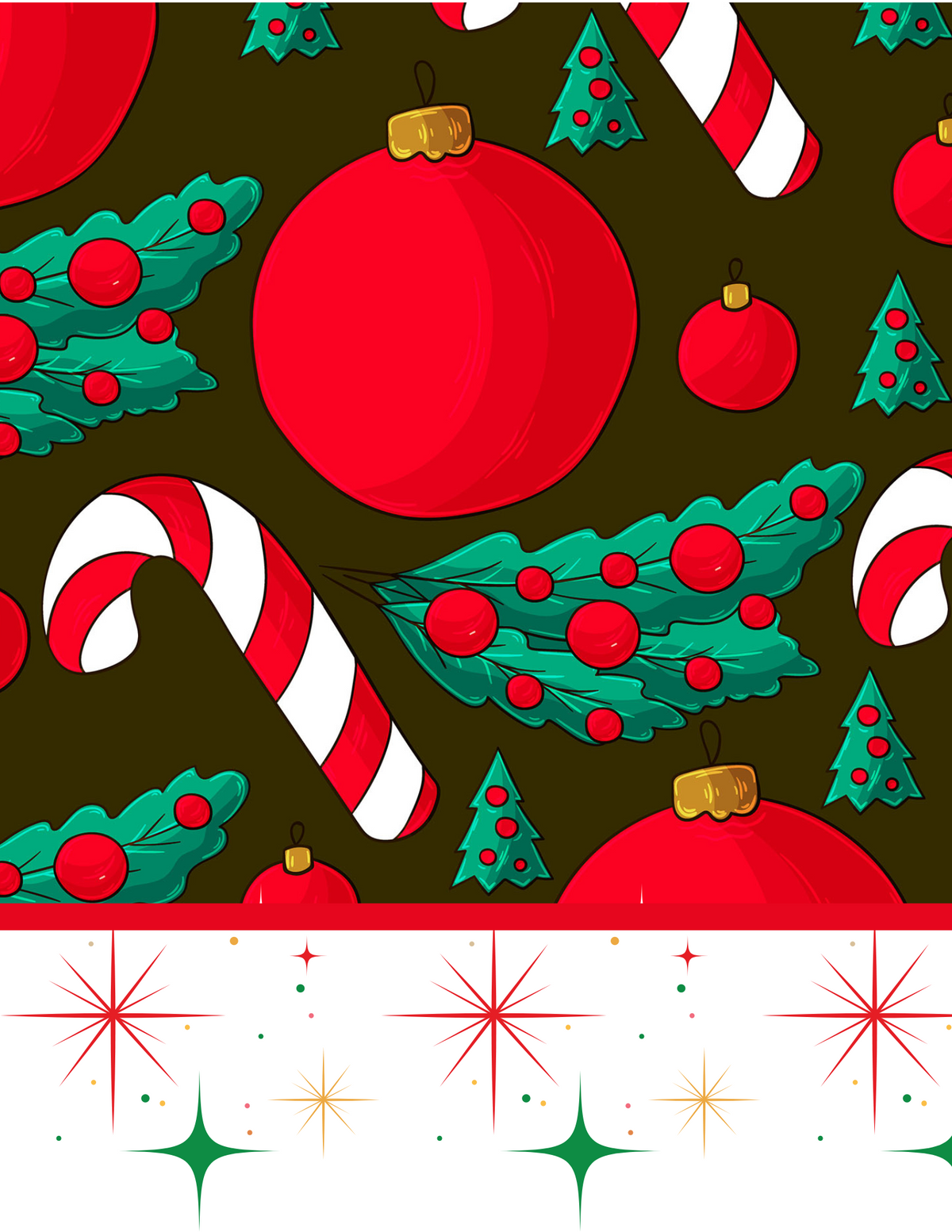Holiday Themed Notebook