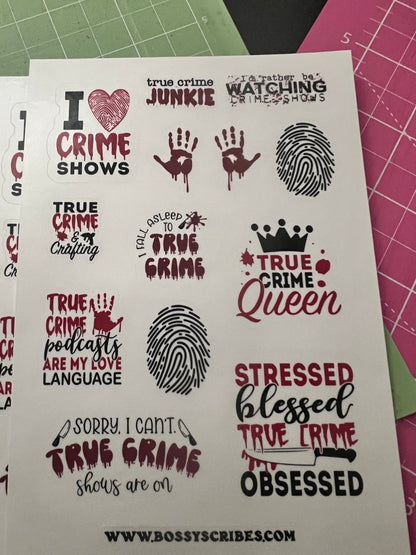 Sticker Sheets | Journaling & Planner Stickers  | Bossy Scribes