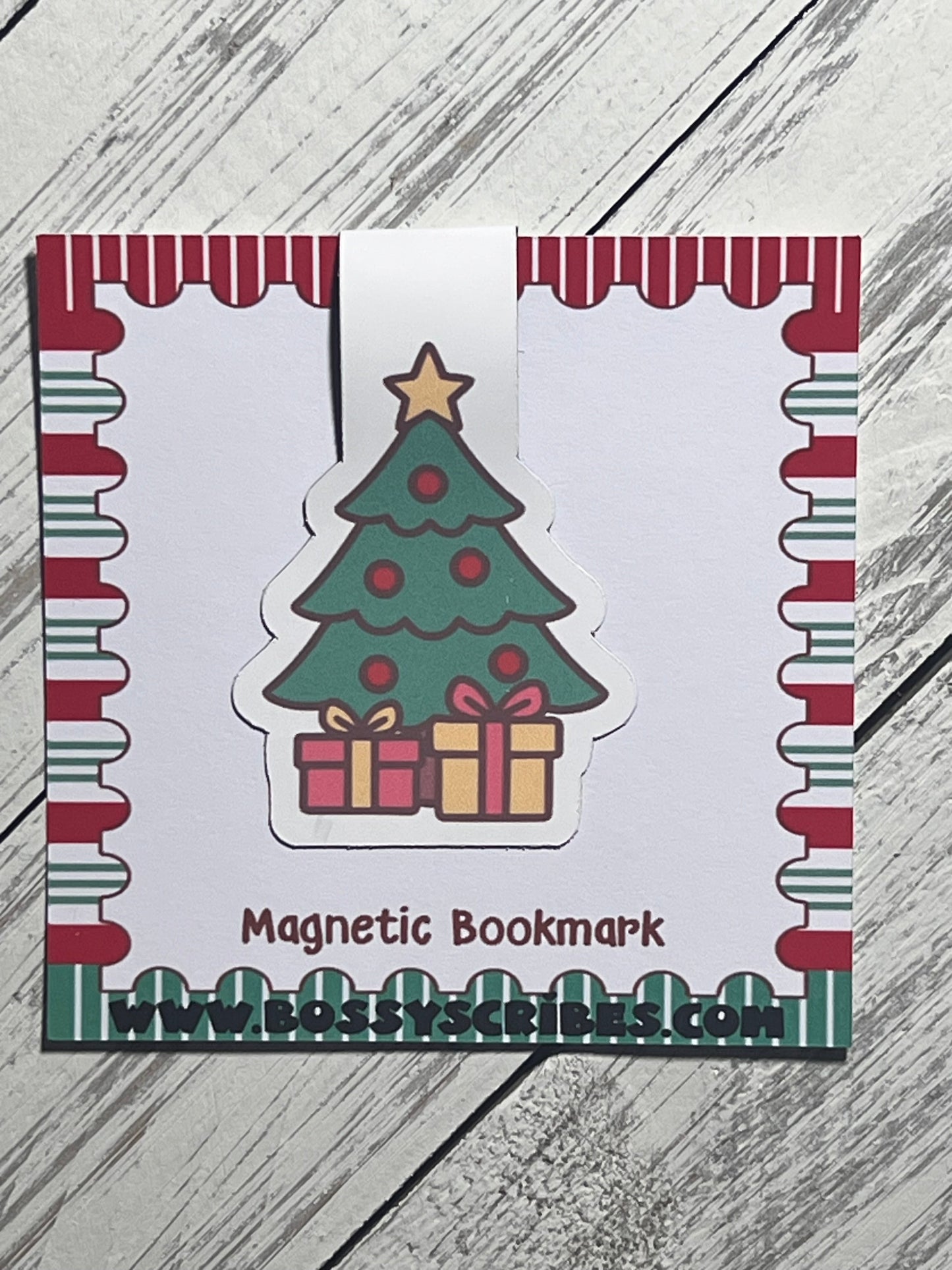 Christmas Magnetic Bookmarks (set of 4)