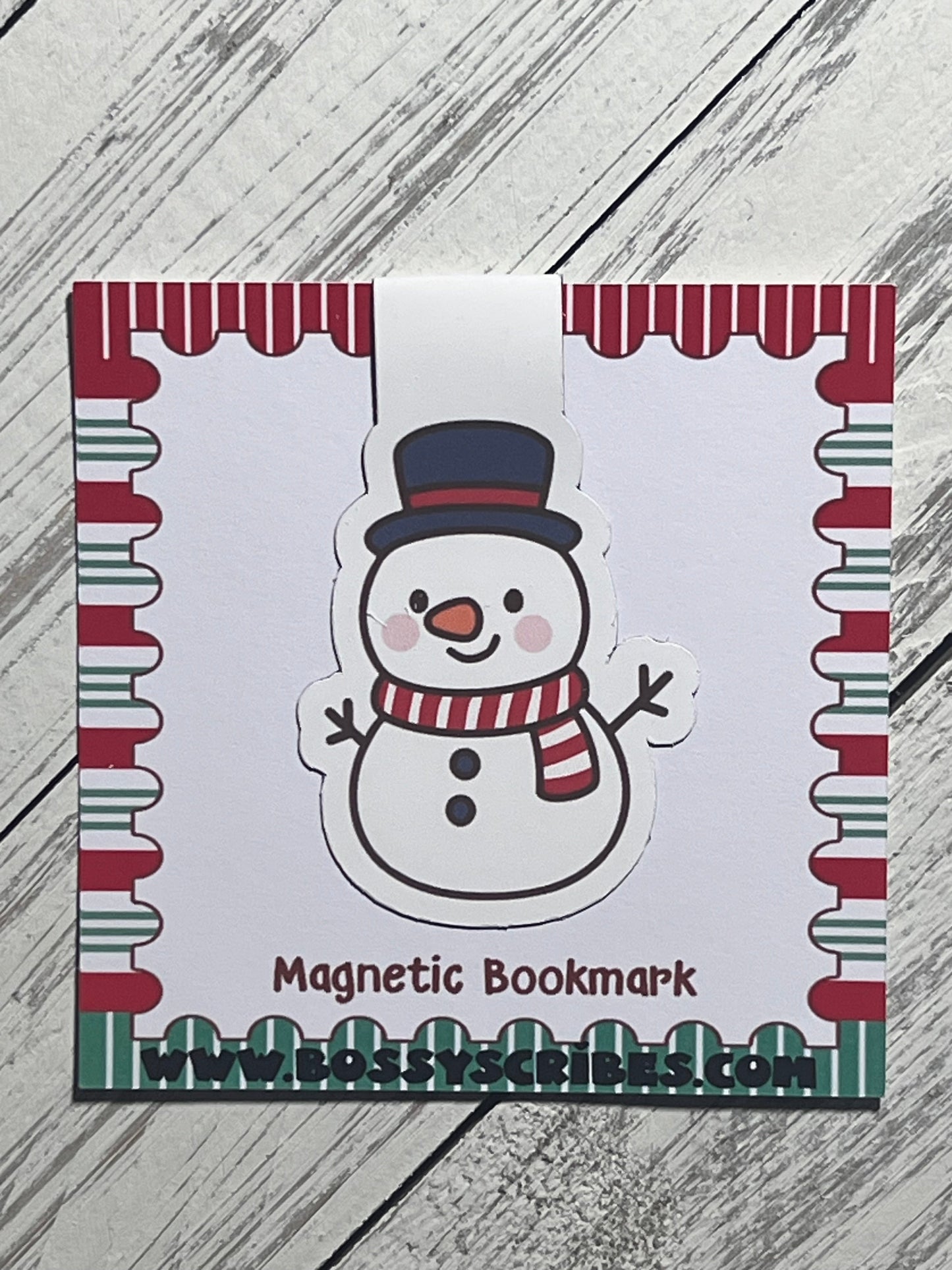 Christmas Magnetic Bookmarks (set of 4)