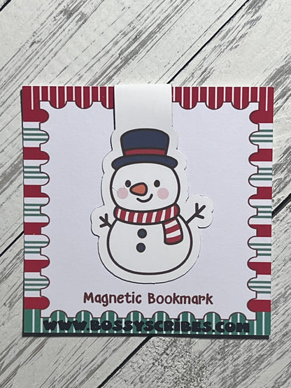 Christmas Magnetic Bookmarks (set of 4)