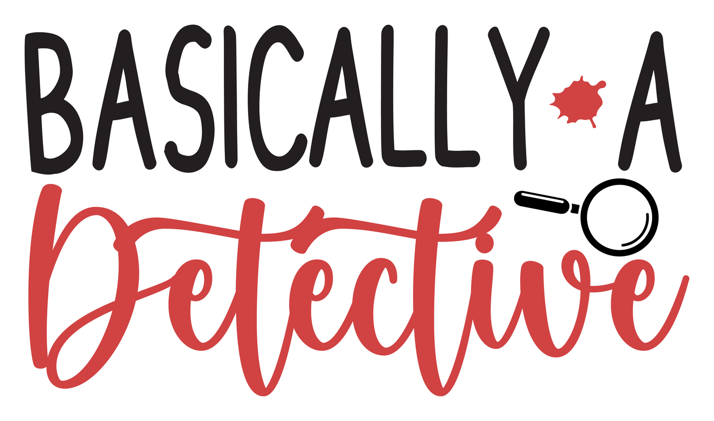 True Crime Stickers | Funny Vinyl Stickers for True Crime Fans | Bossy Scribes