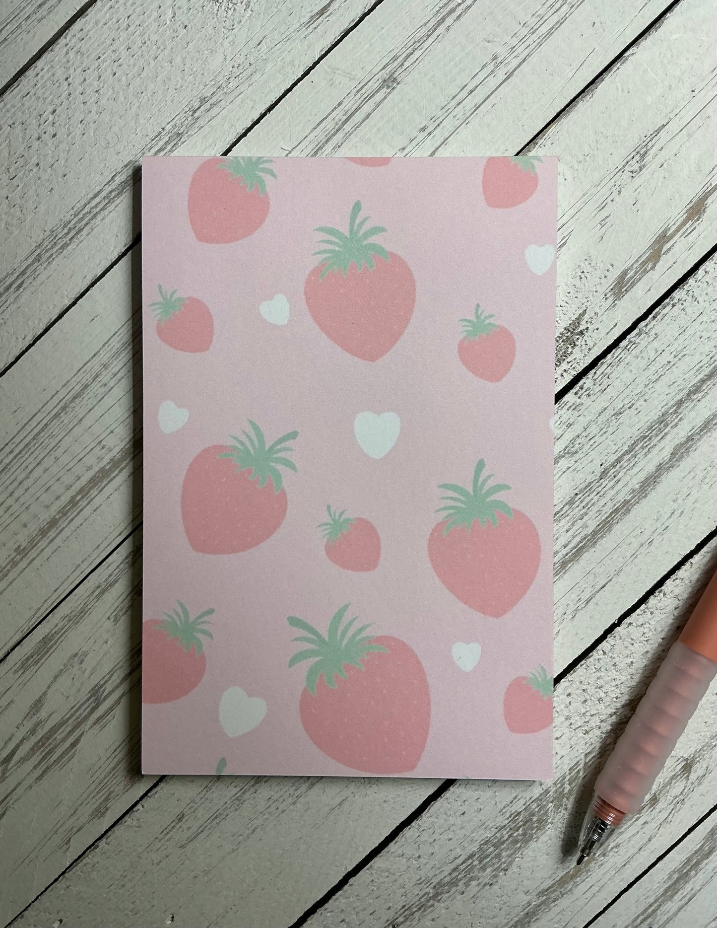 Strawberry Notepad