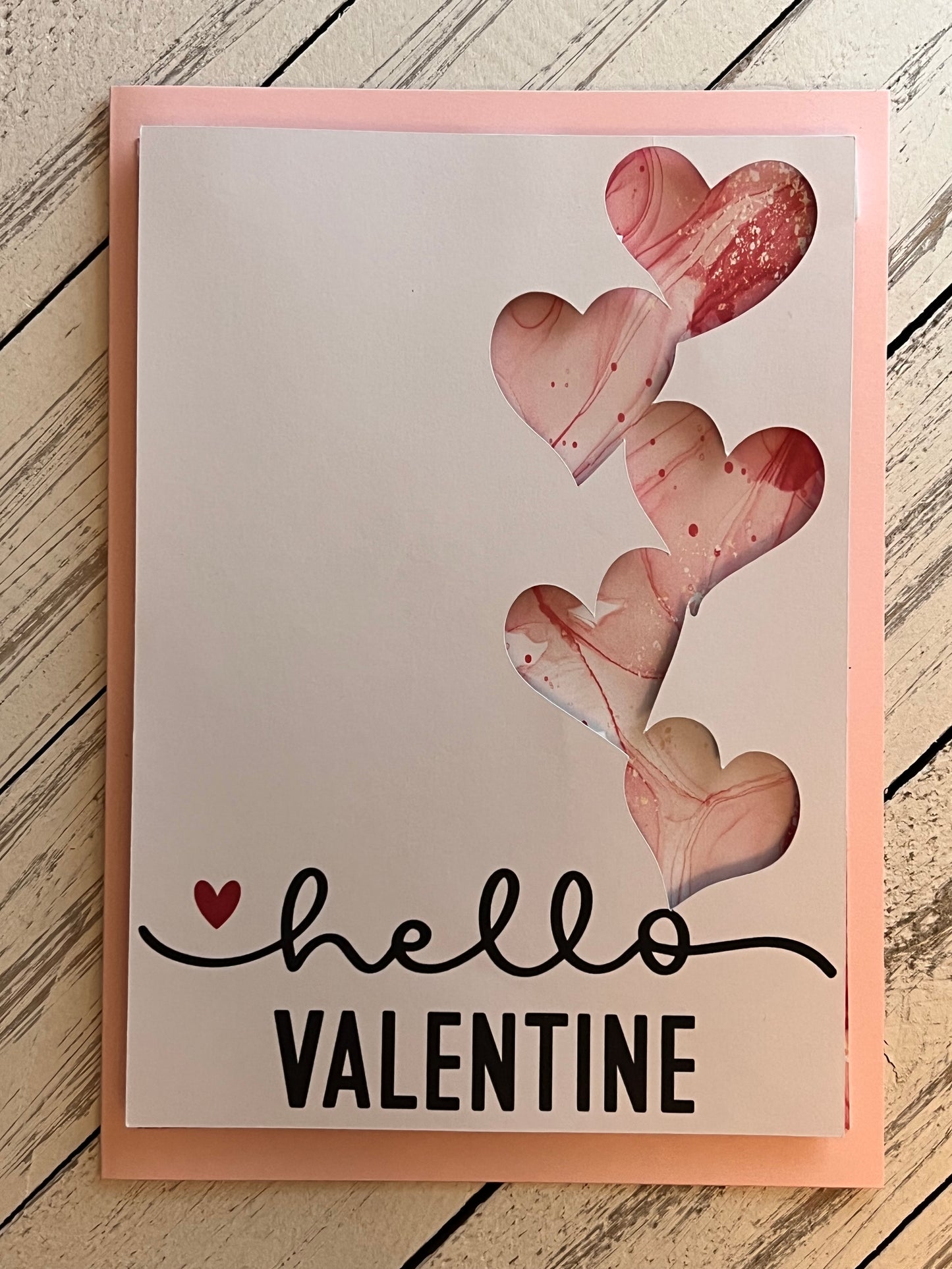 Greeting Card - Hello Valentine (3D)