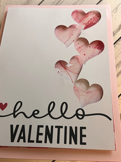 Greeting Card - Hello Valentine (3D)