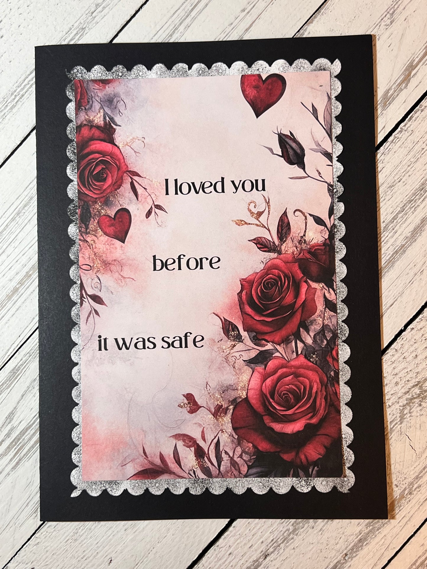 Greeting Card - Before it was safe