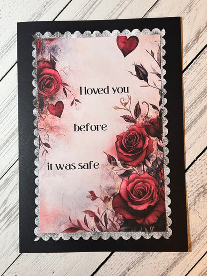 Greeting Card - Before it was safe