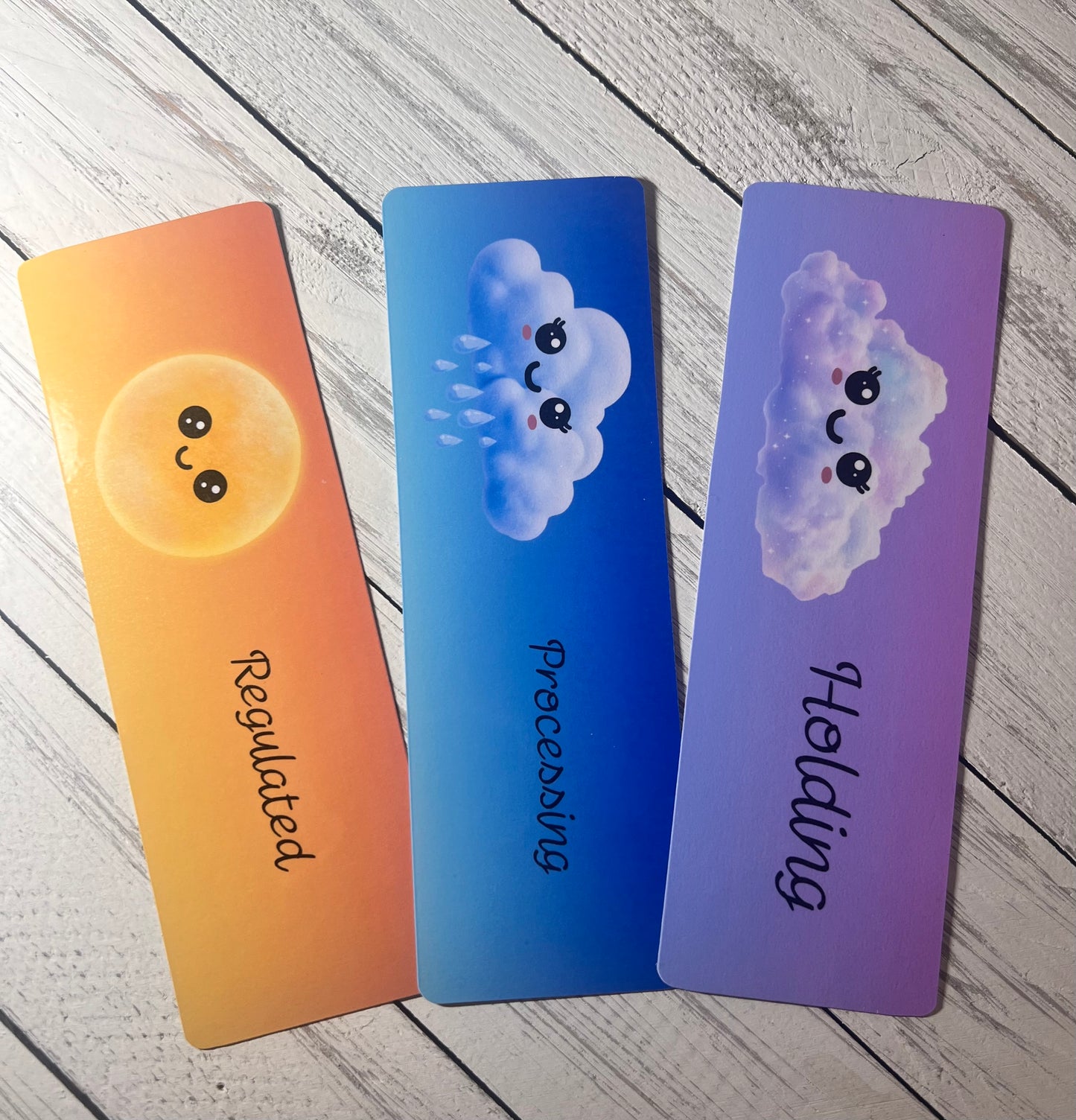 Cloudy But Coping Bookmark - 3 Pack
