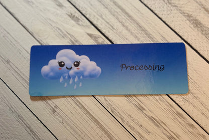Cloudy But Coping Bookmark - 3 Pack