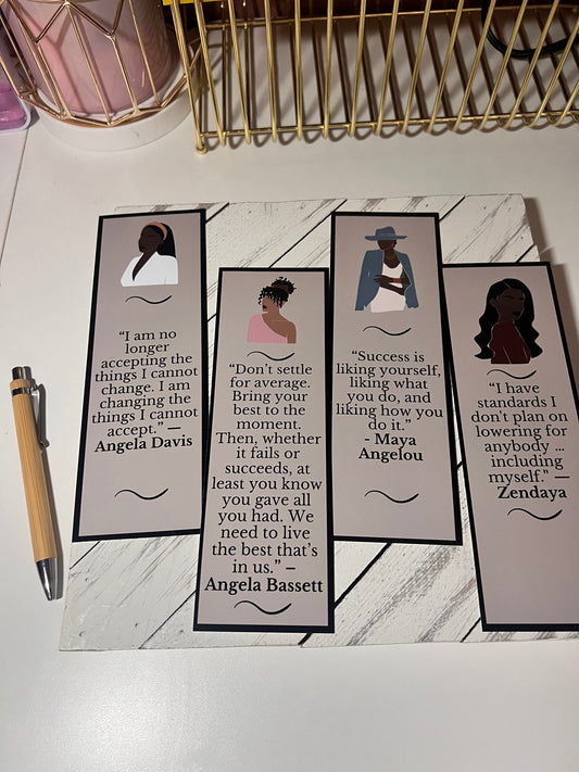 Black Women Quote Bookmarks