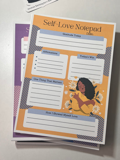 Self-Love Reflection Notepad