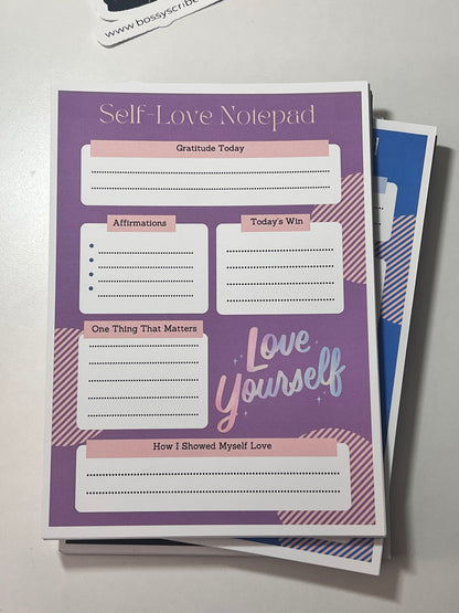 Self-Love Reflection Notepad