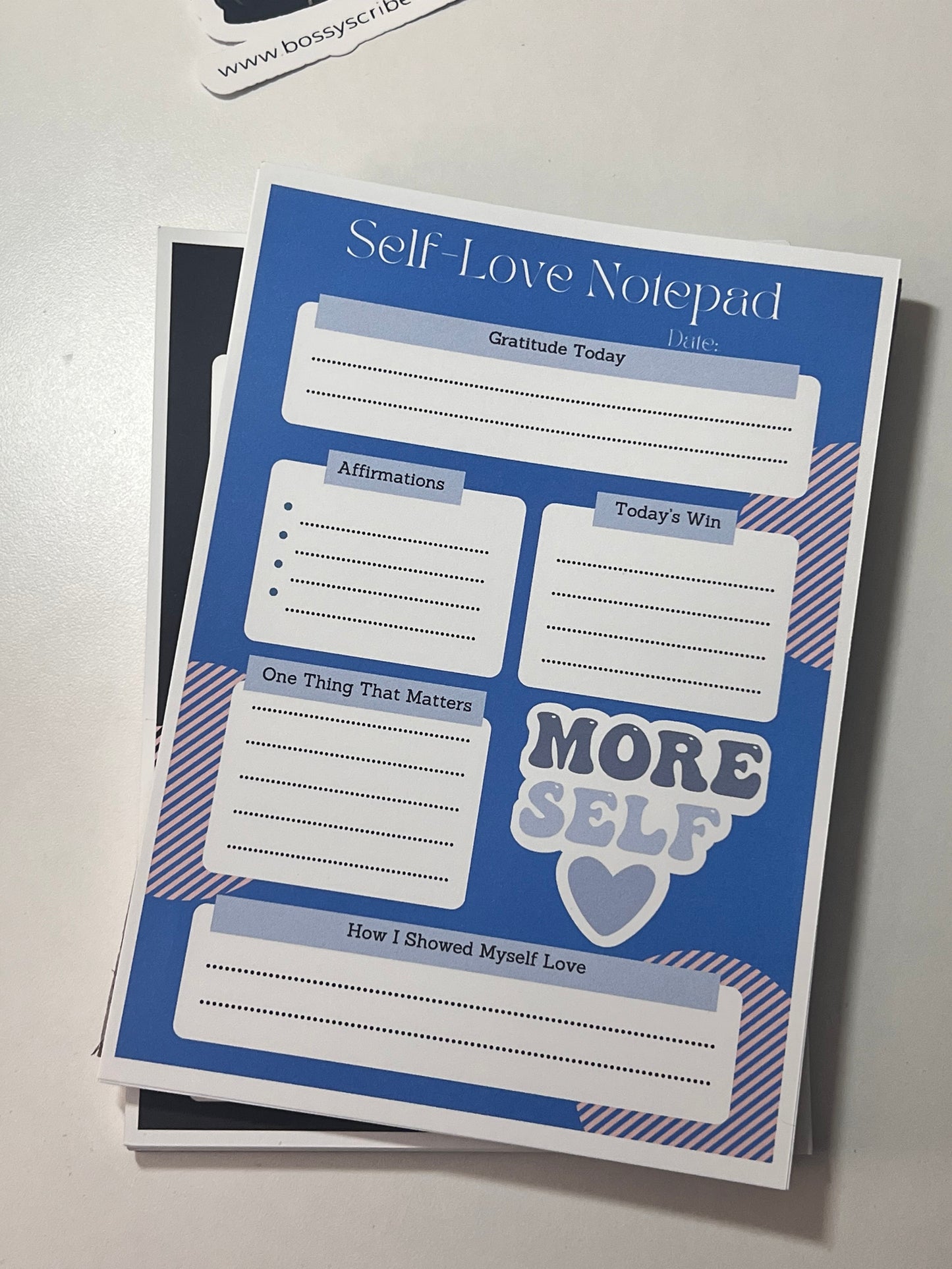 Self-Love Reflection Notepad