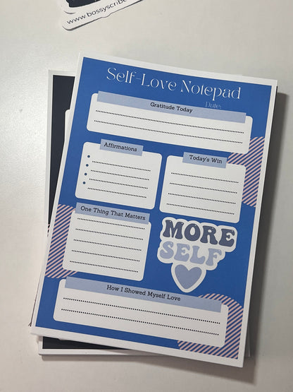 Self-Love Reflection Notepad