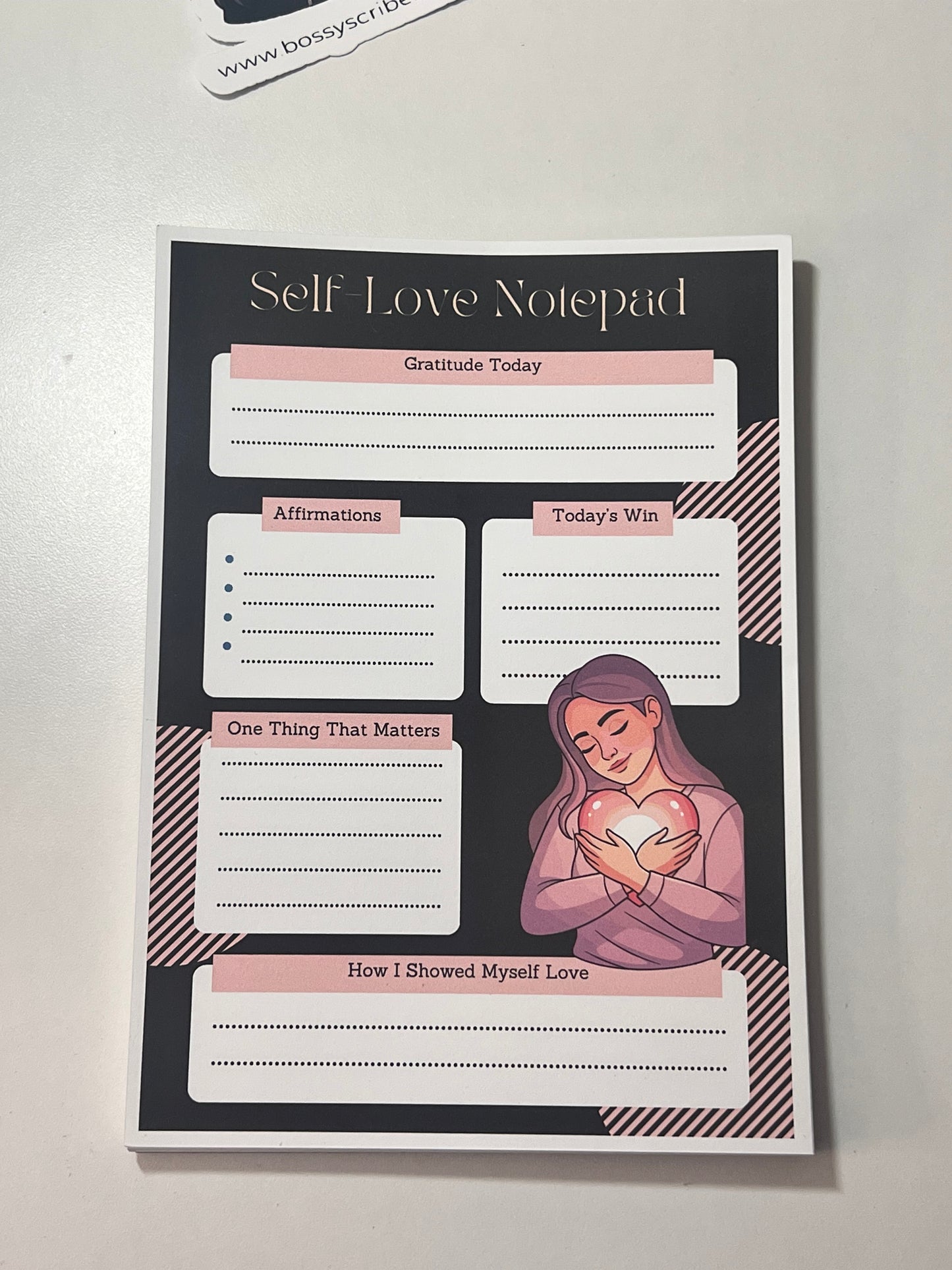 Self-Love Reflection Notepad