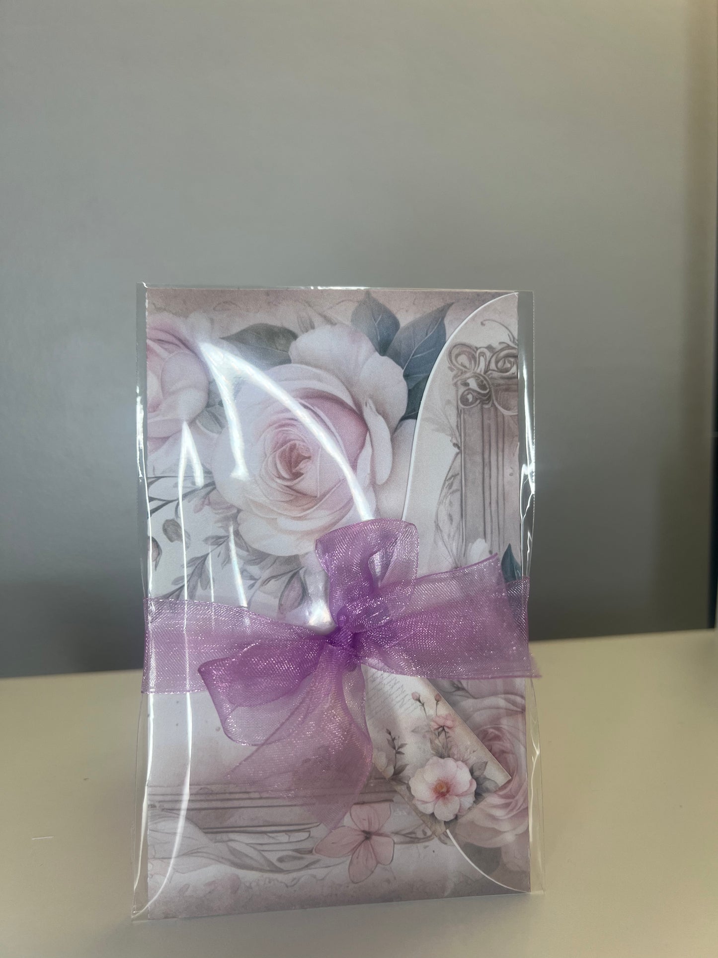 Bossy Scribes Junk Journal Folio – Romance | Goth | Purple | Black Lace (Finished Folio)