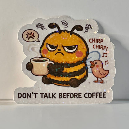 Coffee Stickers | Vinyl Stickers for Coffee Lovers | Bossy Scribes