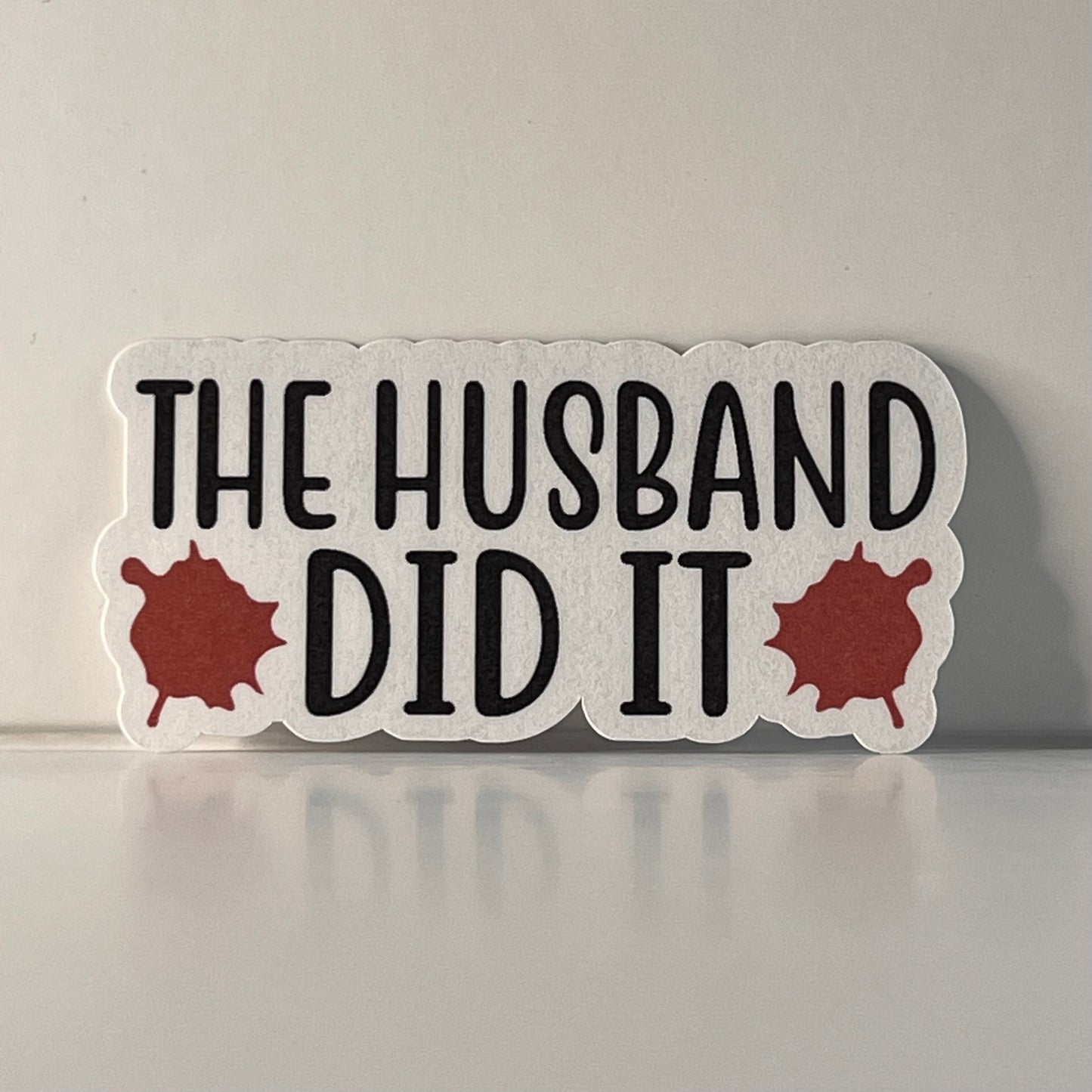 True Crime Stickers | Funny Vinyl Stickers for True Crime Fans | Bossy Scribes