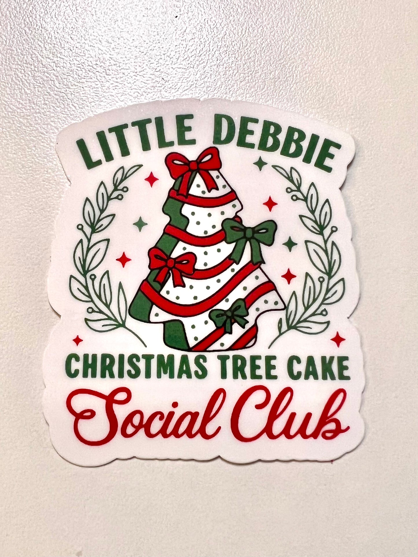 Little Debs Christmas Sticker | Funny Holiday Vinyl Sticker | Bossy Scribes
