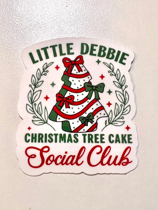 Little Debs Christmas Sticker | Funny Holiday Vinyl Sticker | Bossy Scribes