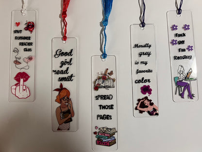 Smut Reader Bookmarks