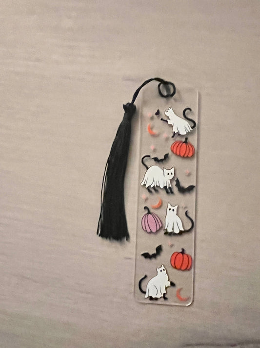 Halloween acrylic bookmarks