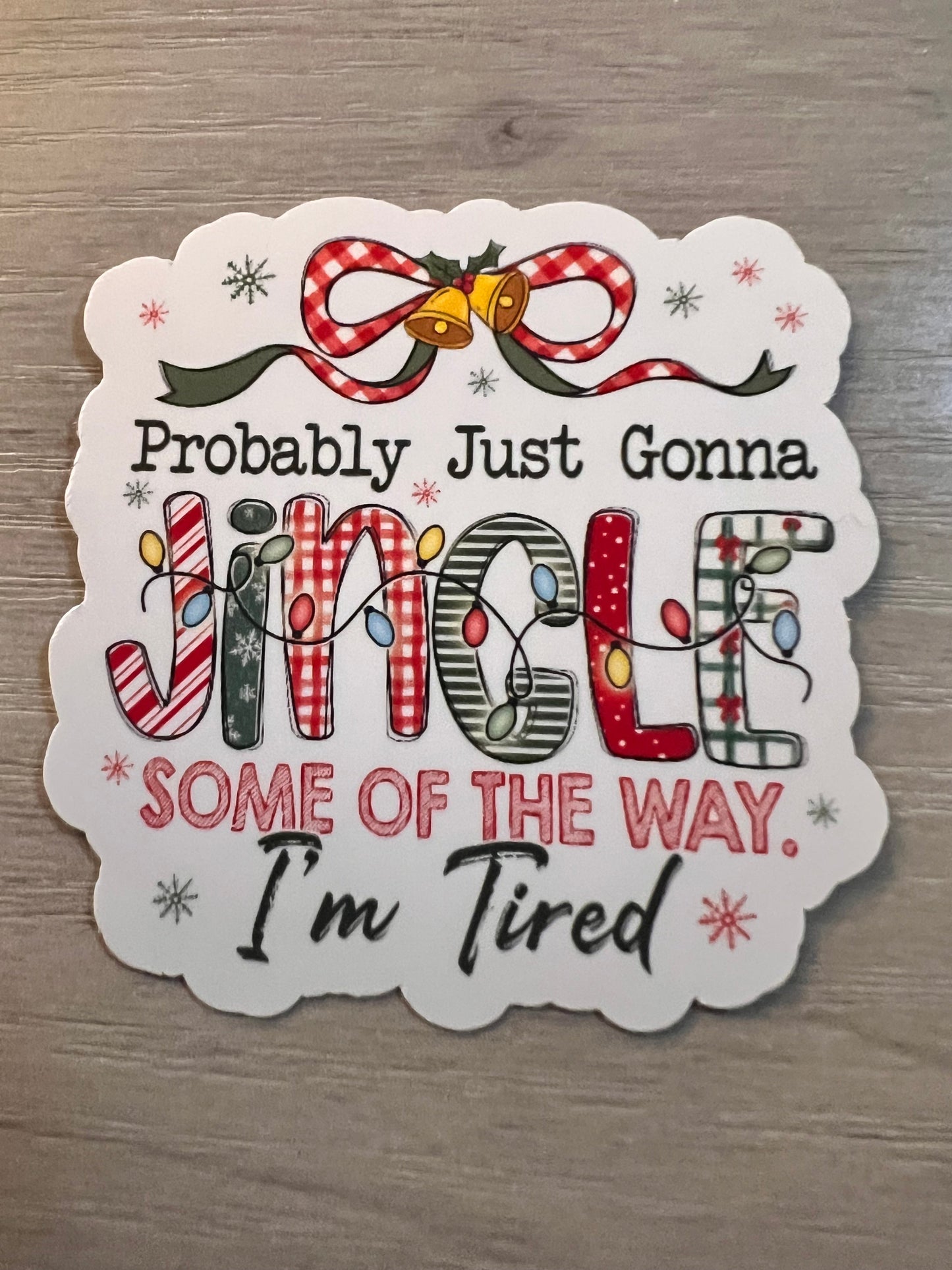 Vinyl Christmas Stickers
