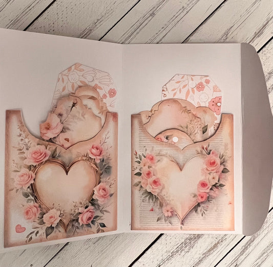 Bossy Scribes Junk Journal Folio – Romance | Goth | Purple | Black Lace (Finished Folio)