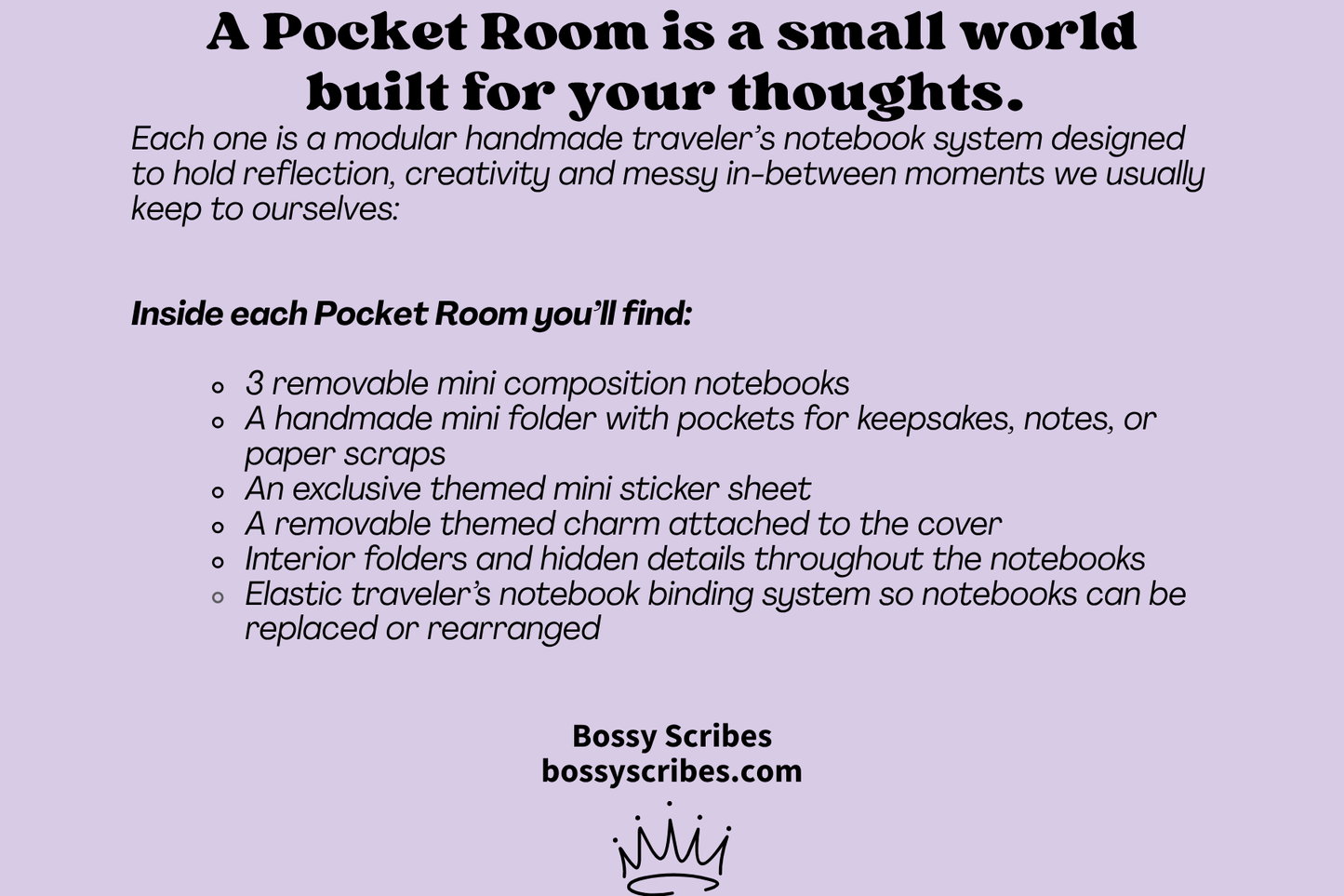 Custom Pocket Room