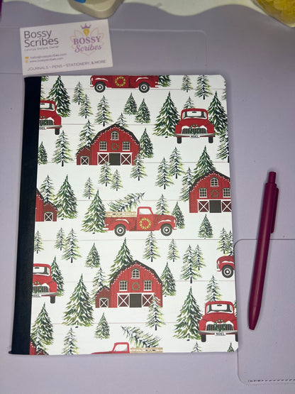 Large Notebook 7.5" × 9.75" | Back to School Notebook | Bossy Scribes