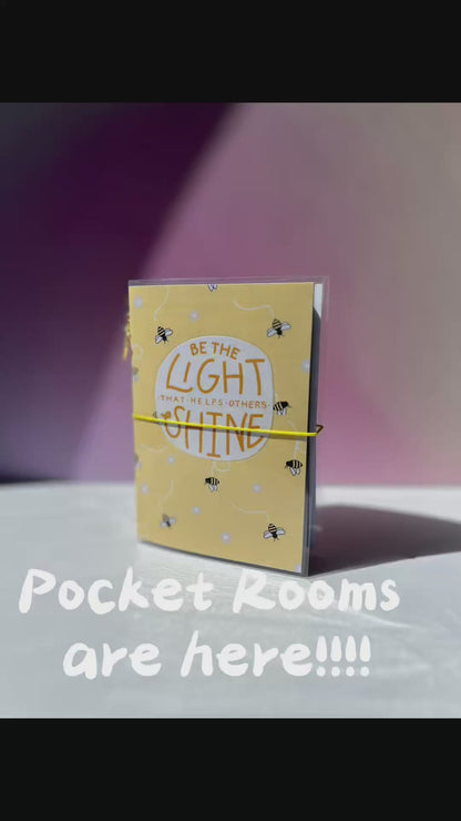 Pocket Room | Mini Traveler's Journal | Handmade