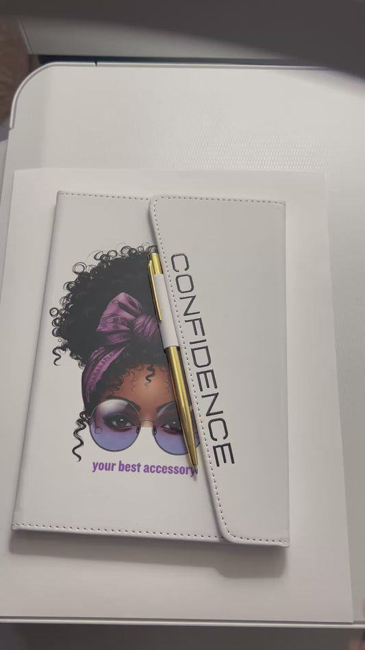 Premium Leather Notebook "Confidence"