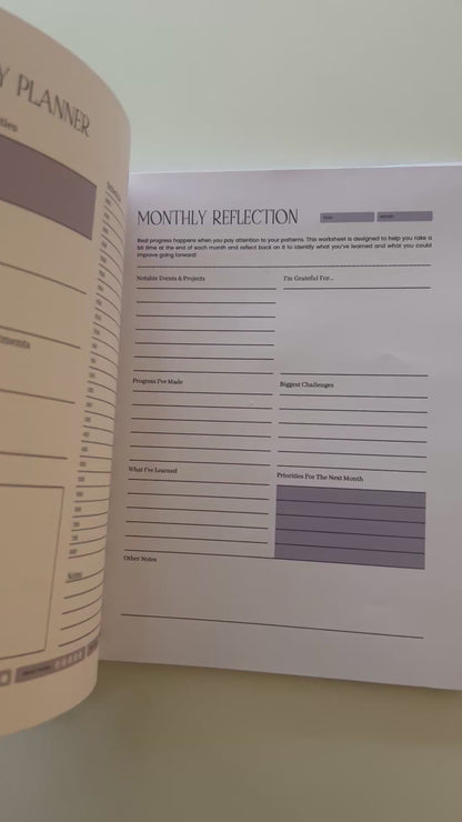 90-Day Planner | 3-Month Goal Setting & Daily Productivity Planner by Bossy Scribes